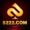 5222 Game golden logo on dark red background
